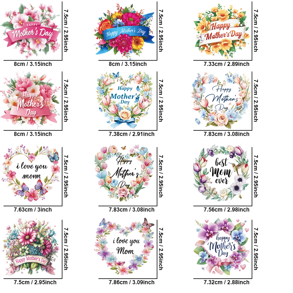 12-Piece Mother's Day Floral U - مراجعة Women'S Fashion Labels وسعره