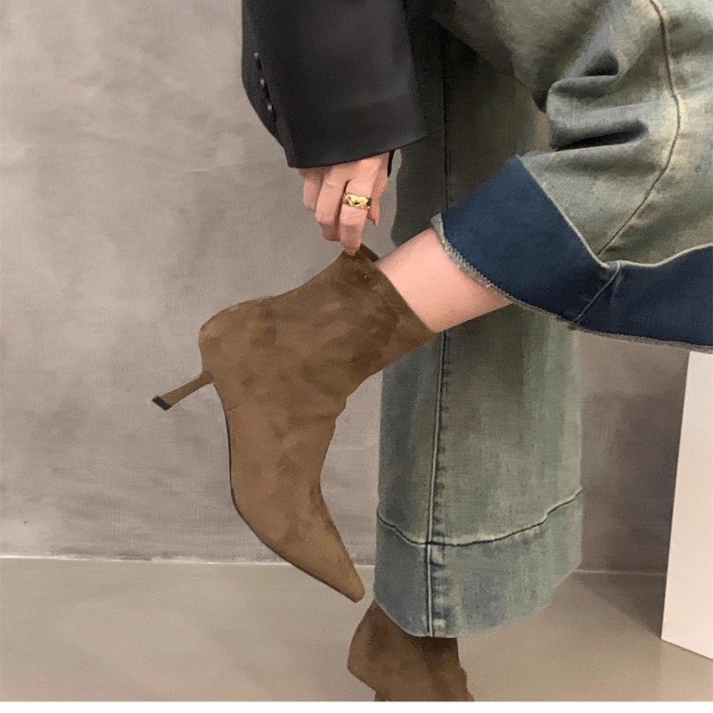 Women's Suede Stretch Ankle Bo - مراجعة Women'S Fashion Socks وسعره