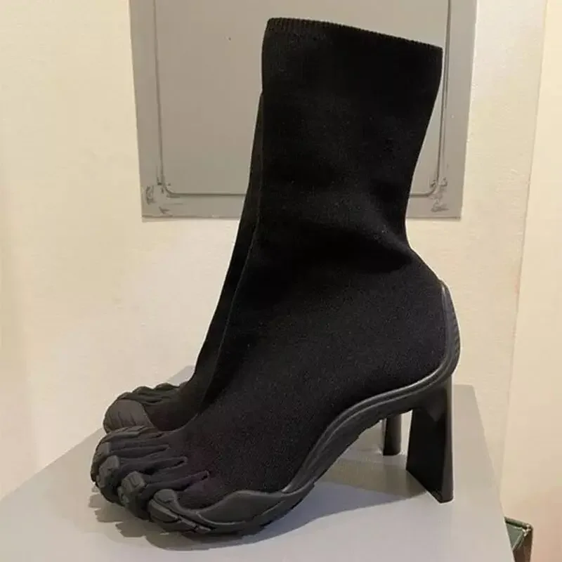 Five Finger Toe Fashion Novel  - مراجعة Women'S Fashion Socks وسعره