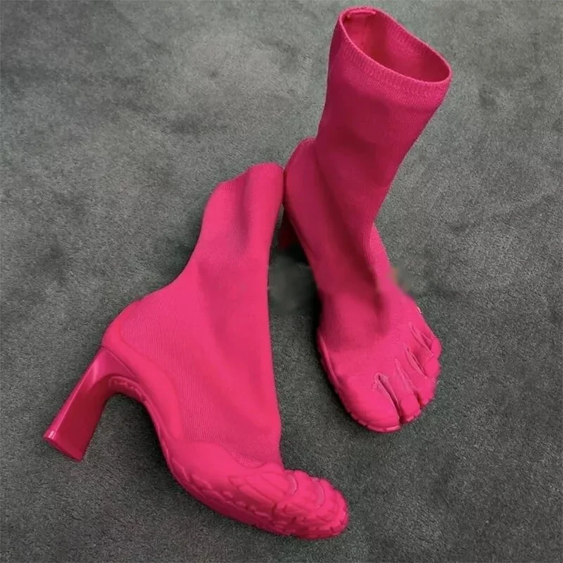 Five Finger Toe Fashion Novel  - مراجعة Women'S Fashion Socks وسعره
