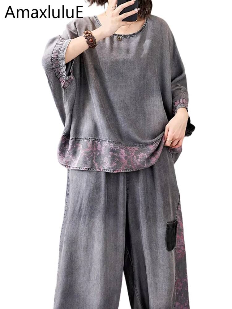 Amax LuluE Summer Outfits Wome - مراجعة Women Fashion Jeans Top وسعره