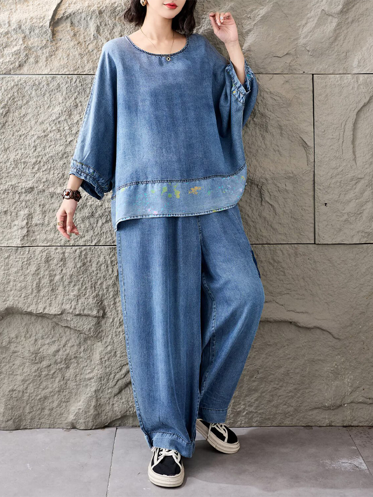 Amax LuluE Summer Outfits Wome - مراجعة Women Fashion Jeans Top وسعره