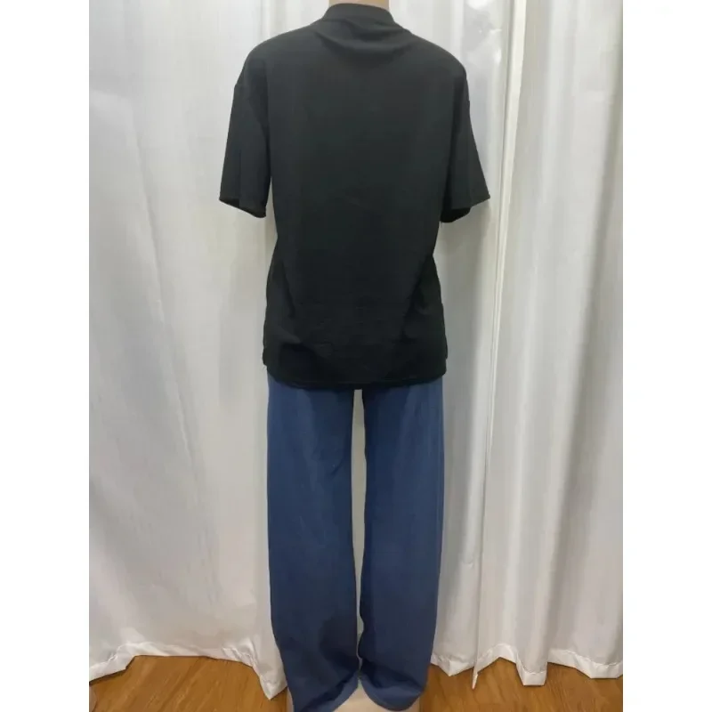 2 Piece Women Set Dashiki Deni - مراجعة Women Fashion Jeans Top وسعره