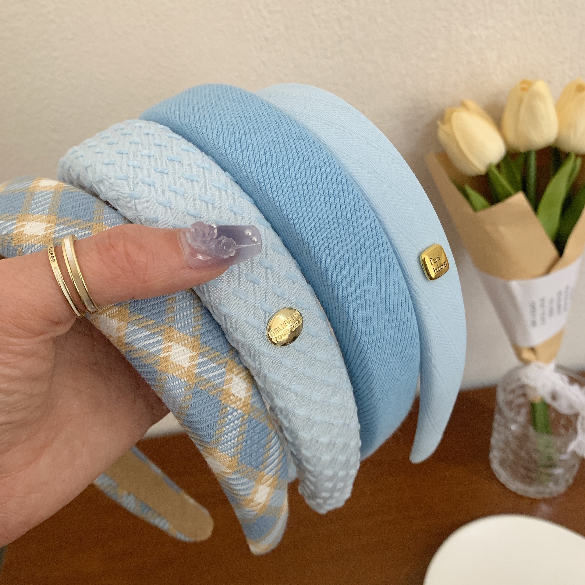 New Korean Style Sponge Headba - مراجعة Women'S Fashion Labels وسعره