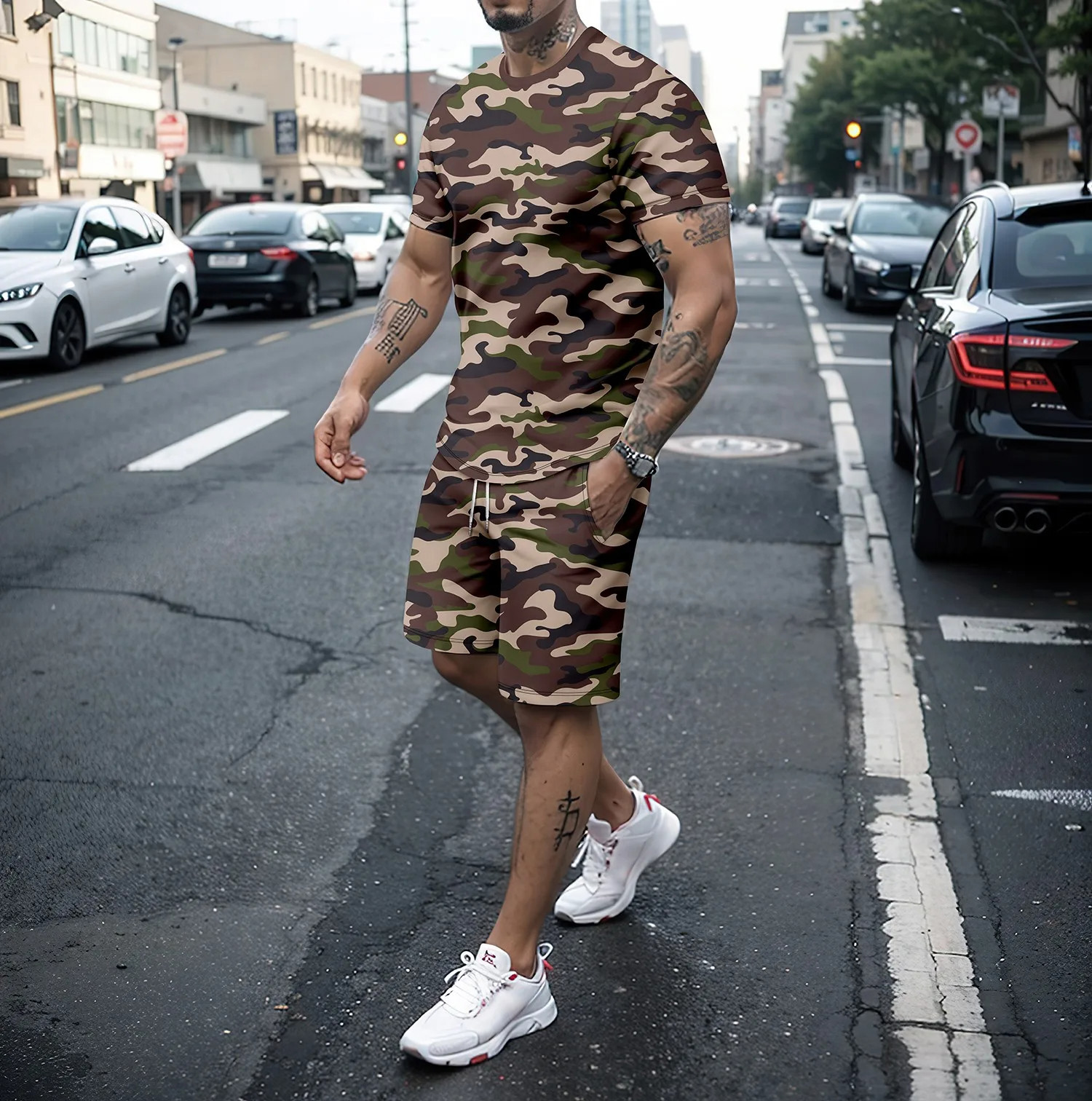 Camouflage Outdoor Tracksuits  - مراجعة Women'S Fashion Q وسعره