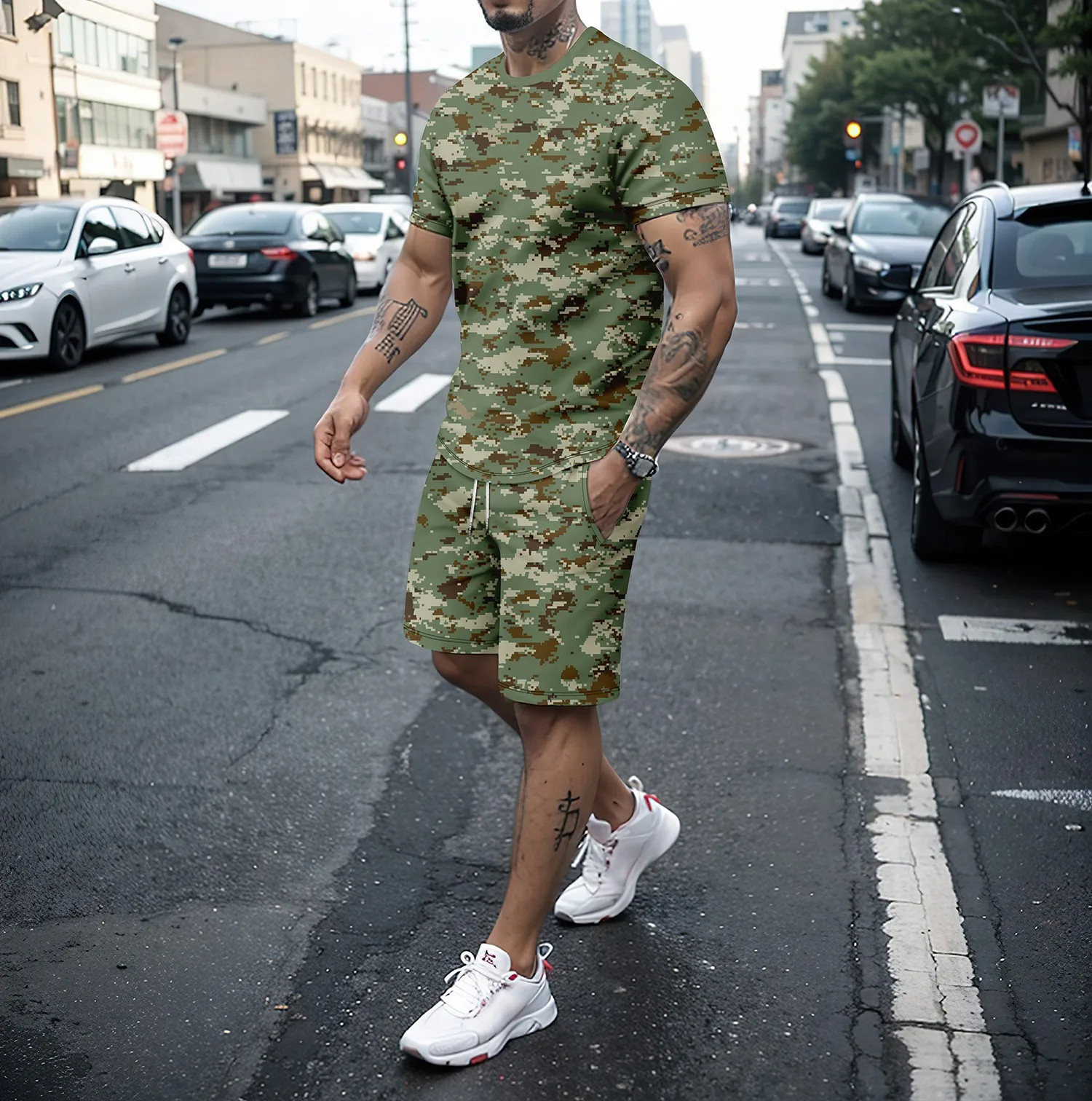 Camouflage Outdoor Tracksuits  - مراجعة Women'S Fashion Q وسعره