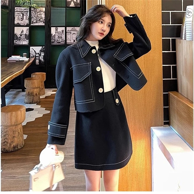 Spring Autumn Feminine Fashion - مراجعة Women Fashion Jeans Top وسعره