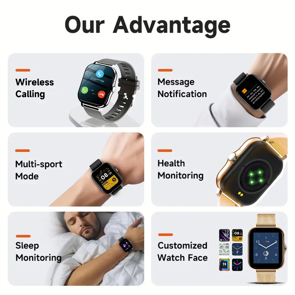 Smart Watch For Android IOS Wa - مراجعة Women Fashion Zone وسعره