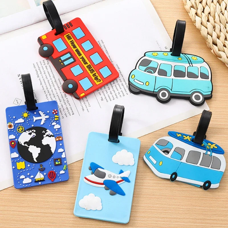 2024 PVC Cute Luggage Tags Tra - مراجعة Women'S Fashion Labels وسعره