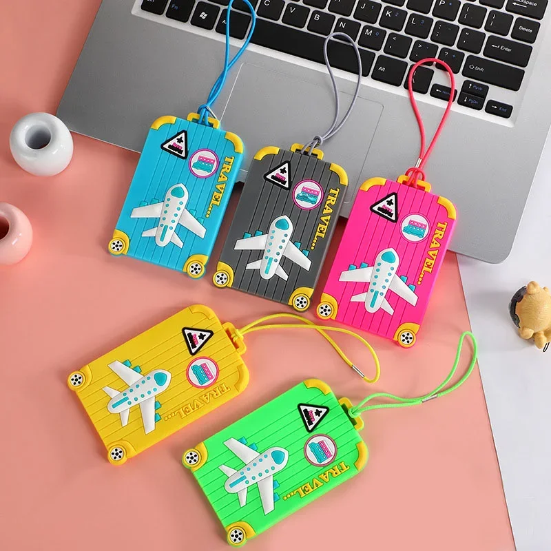 2024 PVC Cute Luggage Tags Tra - مراجعة Women'S Fashion Labels وسعره