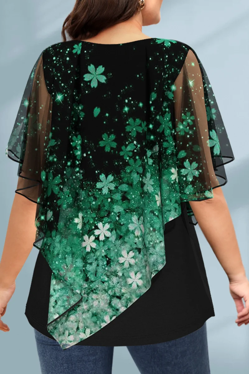 Women's Plus Size Blouse Chiff - مراجعة Women'S Fashion Jersey وسعره