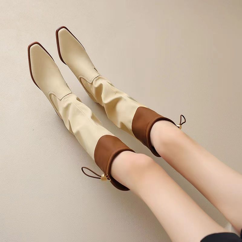 Apricot Square Toe Women's Lon - مراجعة Women Fashion Trend 2025 وسعره