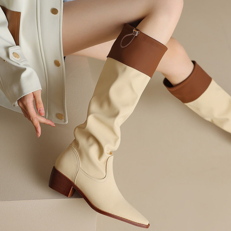 Apricot Square Toe Women's Lon - مراجعة Women Fashion Trend 2025 وسعره