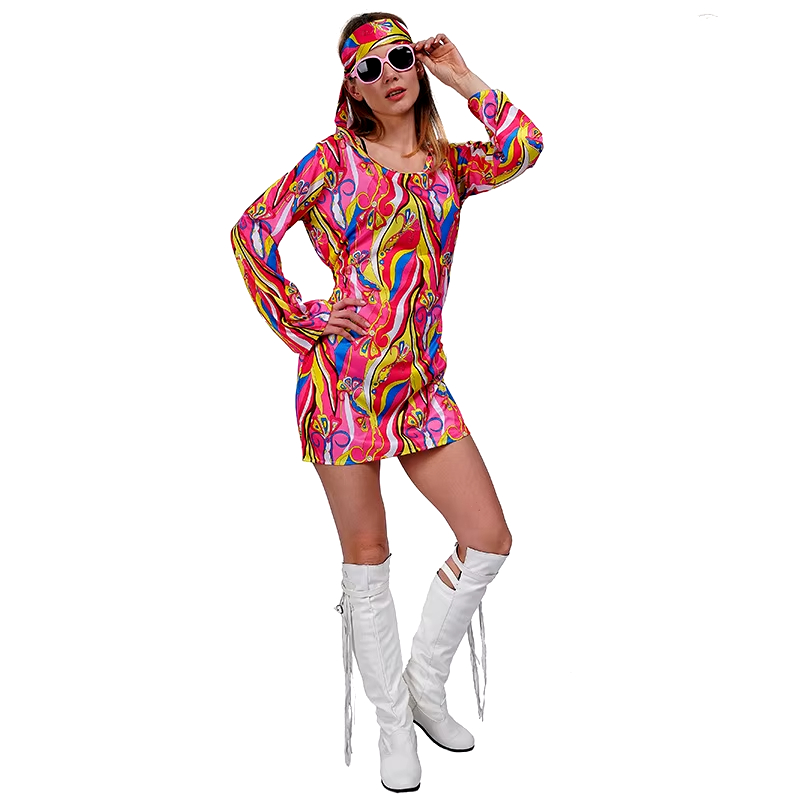Hippie Cosplay Costumes 1960s  - مراجعة Women'S Fashion In The 1960S وسعره
