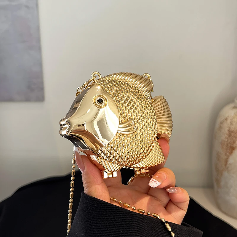Cute Little Fish Shape Metal M - مراجعة Women Fashion Handbags وسعره