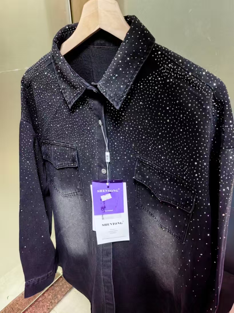 New 2025 Autumn Trend Fashion  - مراجعة Women Fashion Jeans Top وسعره