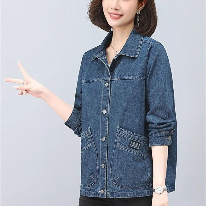Spring Autumn Lady Long Sleeve - مراجعة Women Fashion Jeans Top وسعره