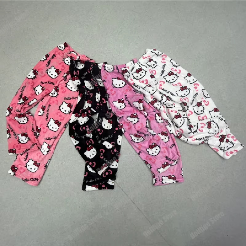 Sanrio Anime Hello Kitty Pajam - مراجعة Women'S Fashion Pajamas وسعره