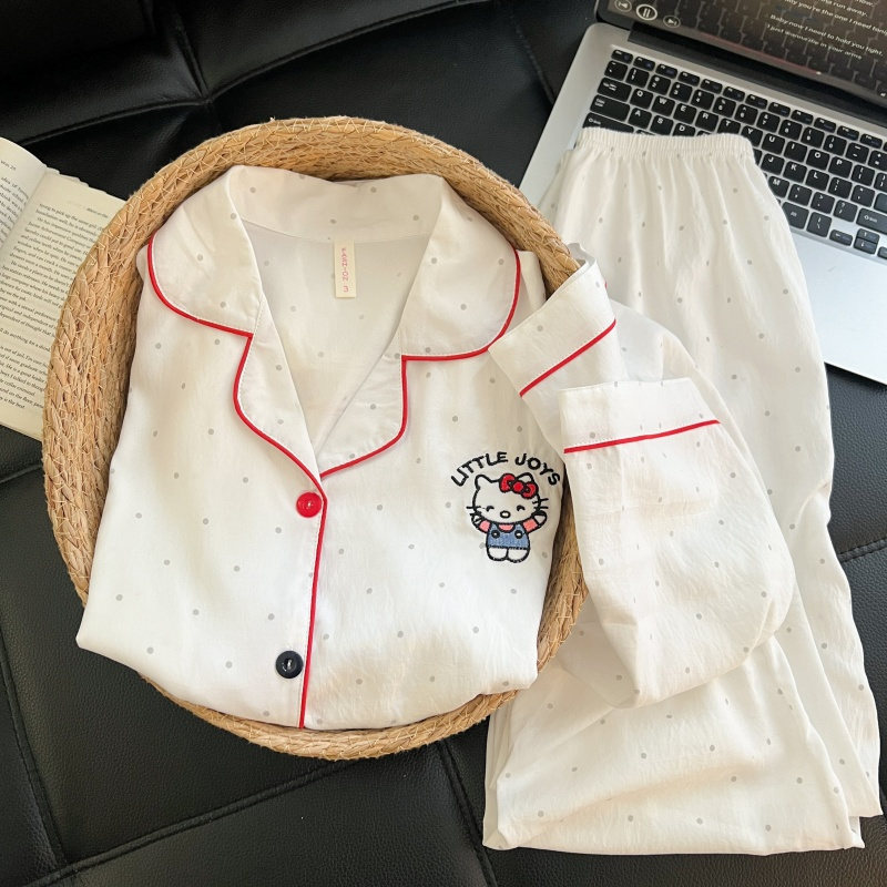 2Pcs Sweet Women Spring Autumn - مراجعة Women'S Fashion Pajamas وسعره