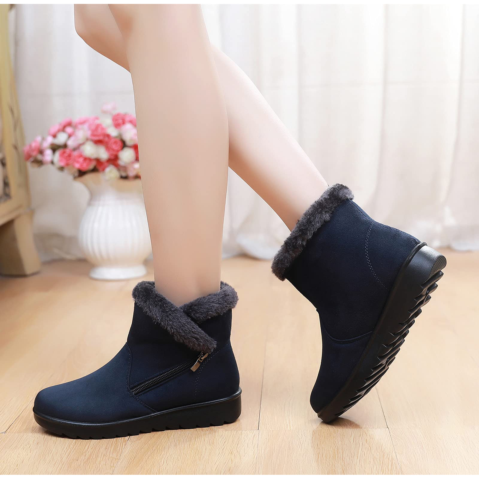 New Women Boots Snow Plush Wom - مراجعة Women'S Fashion Socks وسعره