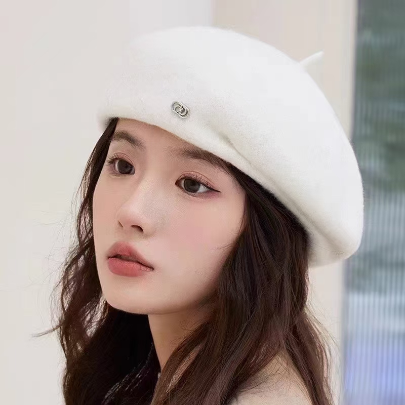 New Fashion Winter Wool Beret  - مراجعة Women'S Fashion Labels وسعره