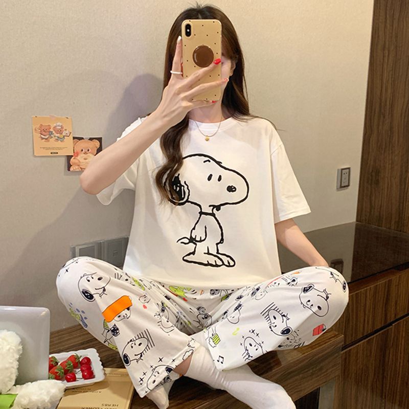 Anime 2026 New Snoopy Pajama S - مراجعة Women'S Fashion Pajamas وسعره