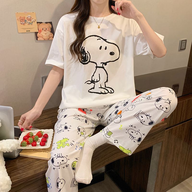 Anime 2026 New Snoopy Pajama S - مراجعة Women'S Fashion Pajamas وسعره